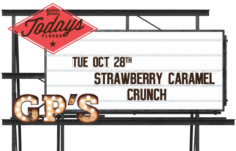 Flavor of the Day- Strawberry Caramel Crunch Flavor of the Day- Strawberry Caramel Crunch