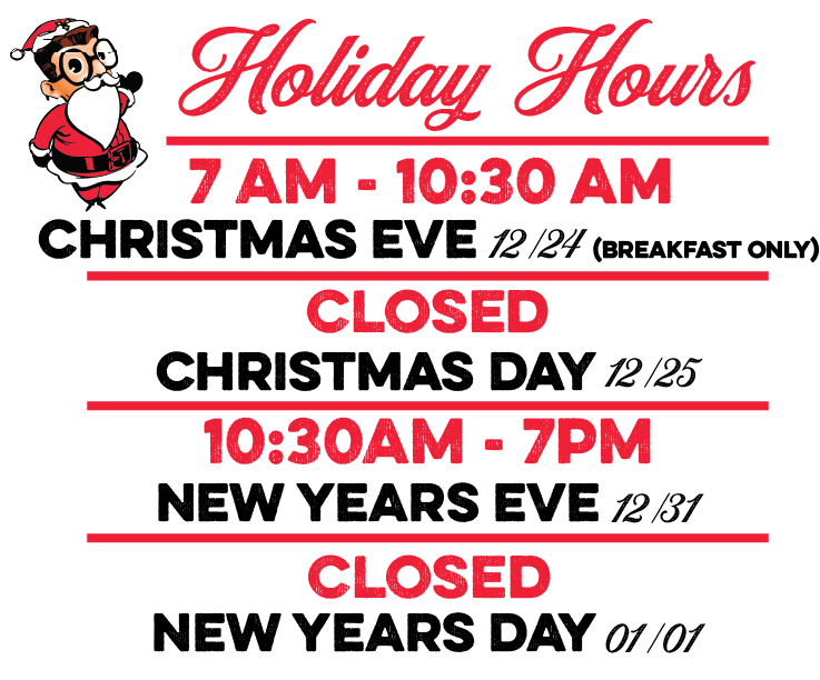 2025 Christmas Hours