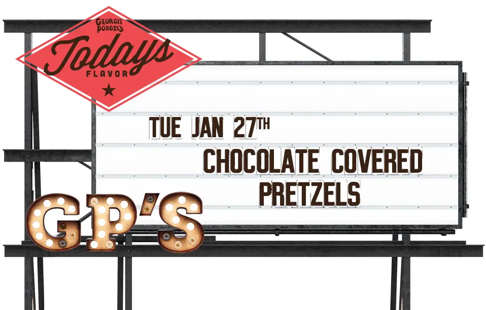 Flavor of the Day - Chocolate Covered Pretzels Flavor of the Day - Chocolate Covered Pretzels