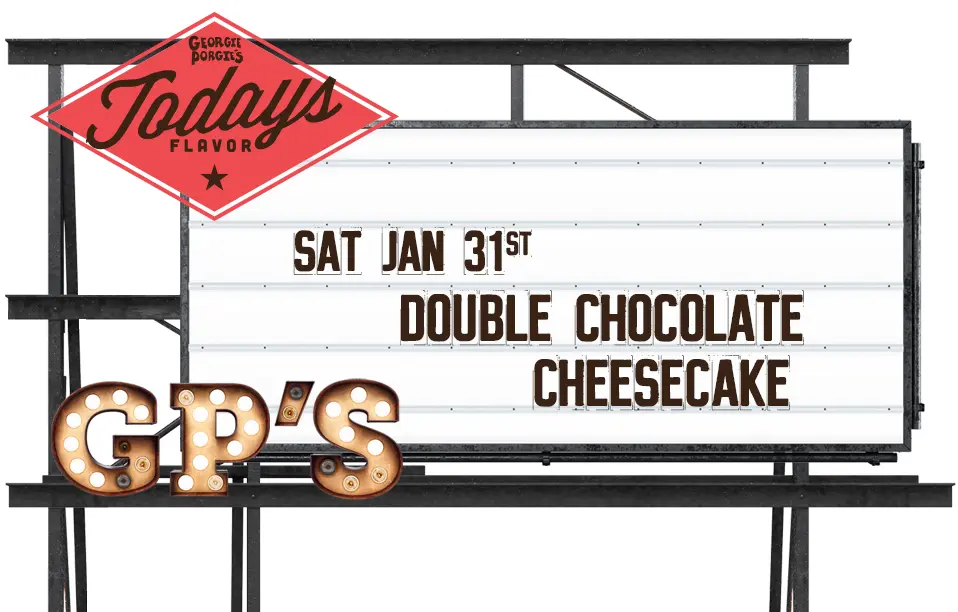 Flavor of the Day - Double Chocolate Cheesecake