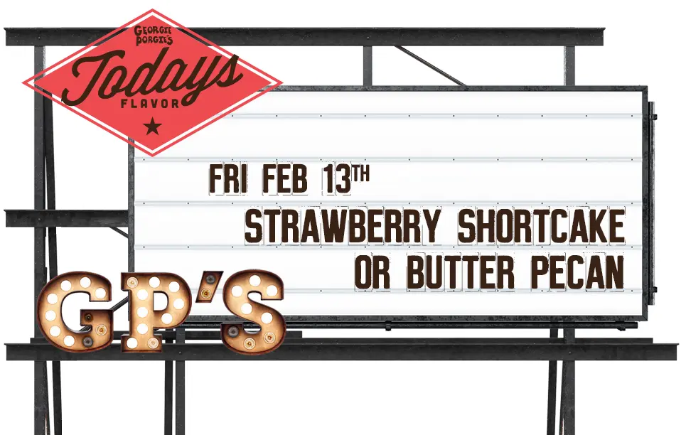 Flavor of the Day - Strawberry Shortcake and Butter Pecan Flavor of the Day - Strawberry Shortcake and Butter Pecan