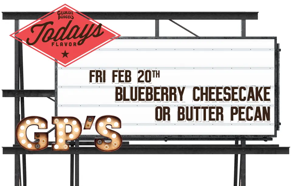 Flavor of the Day - Blueberry Cheesecake and Butter Pecan Flavor of the Day - Blueberry Cheesecake and Butter Pecan