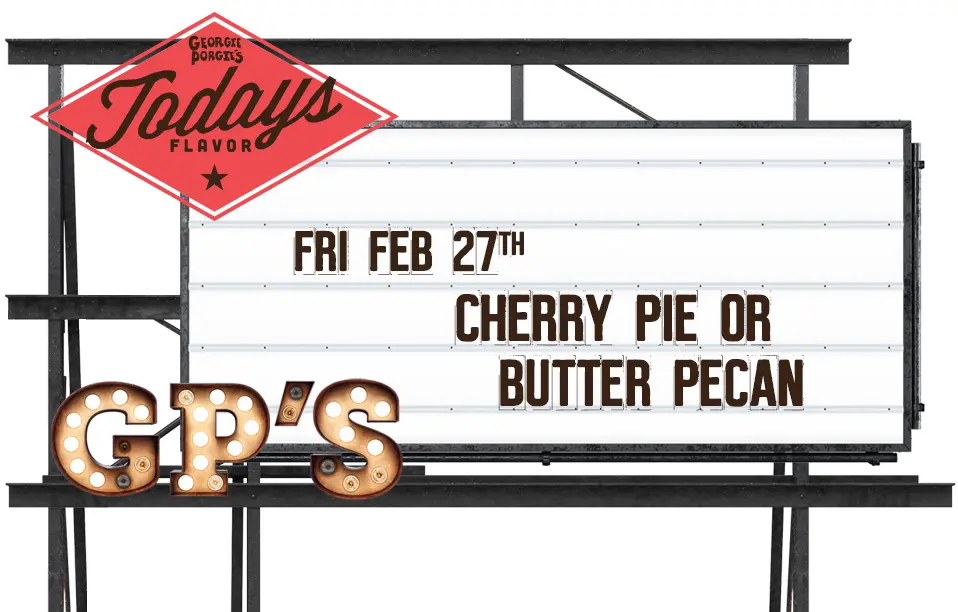 Flavor of the Day - Cherry Pie and Butter Pecan Flavor of the Day - Cherry Pie and Butter Pecan