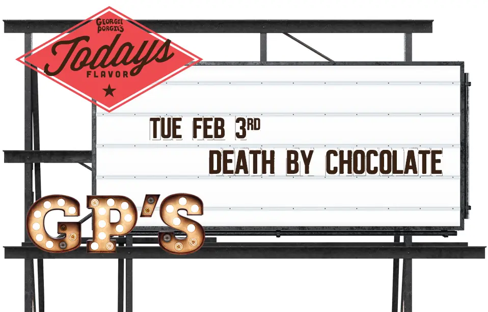 Flavor of the Day - Death by chocolate Flavor of the Day - Death by chocolate
