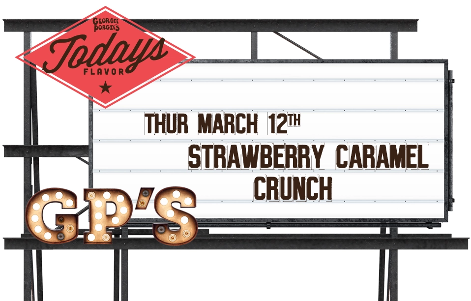 Flavor of the Day - Strawberry Caramel Crunch