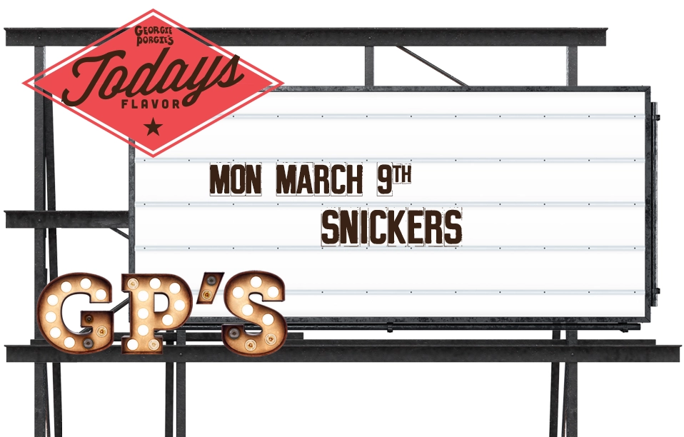 Flavor of the Day - Snickers Flavor of the Day - Snickers