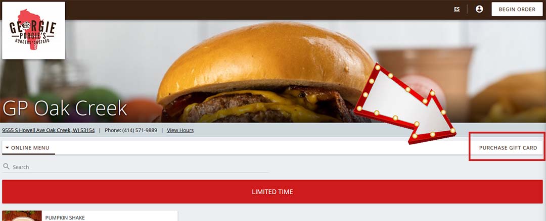 Georgie Porgies Gift Cards