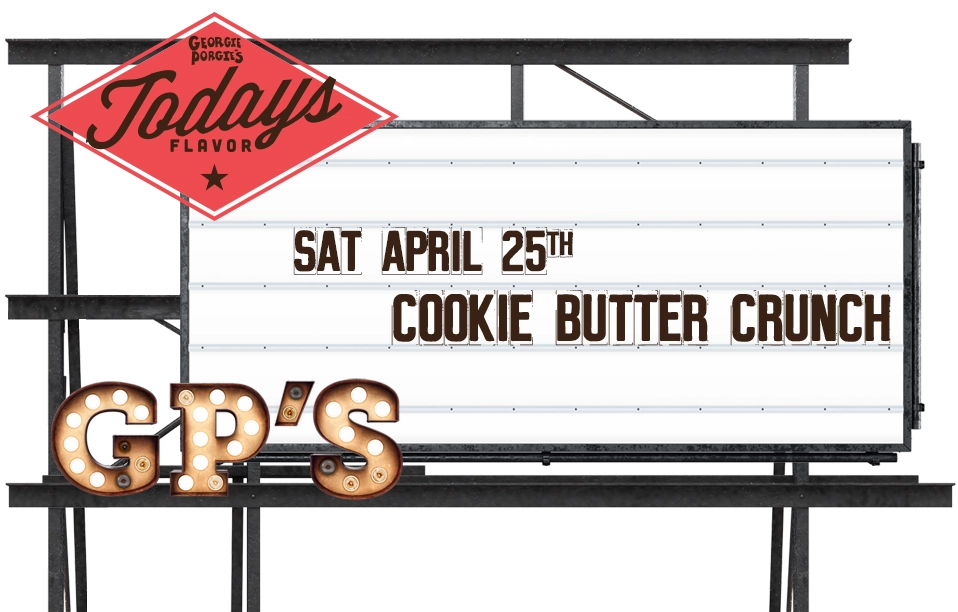 Flavor of the Day - Cookie Butter Crunch