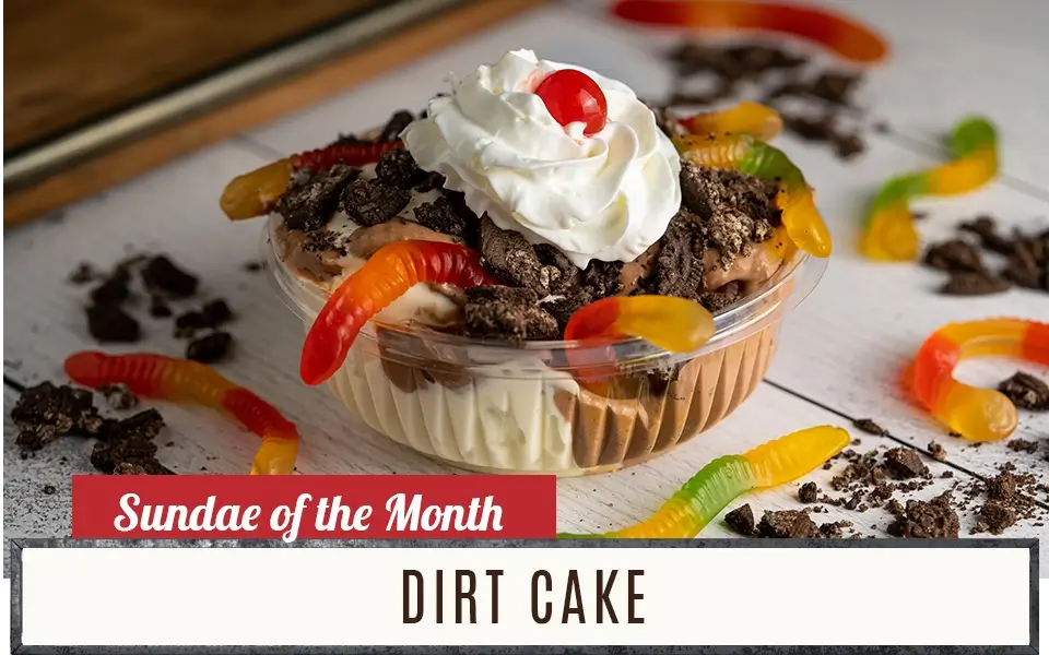 Sundae of the Month - Dirt Ckae