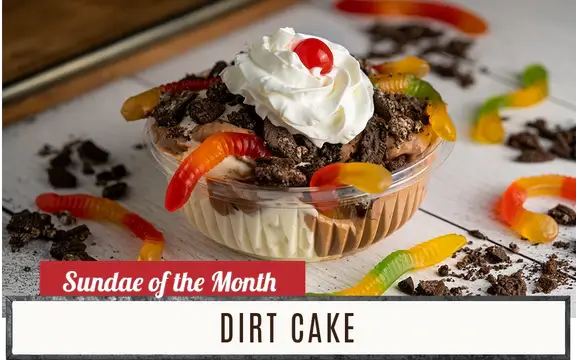 Sundae of the Month - Dirt Ckae