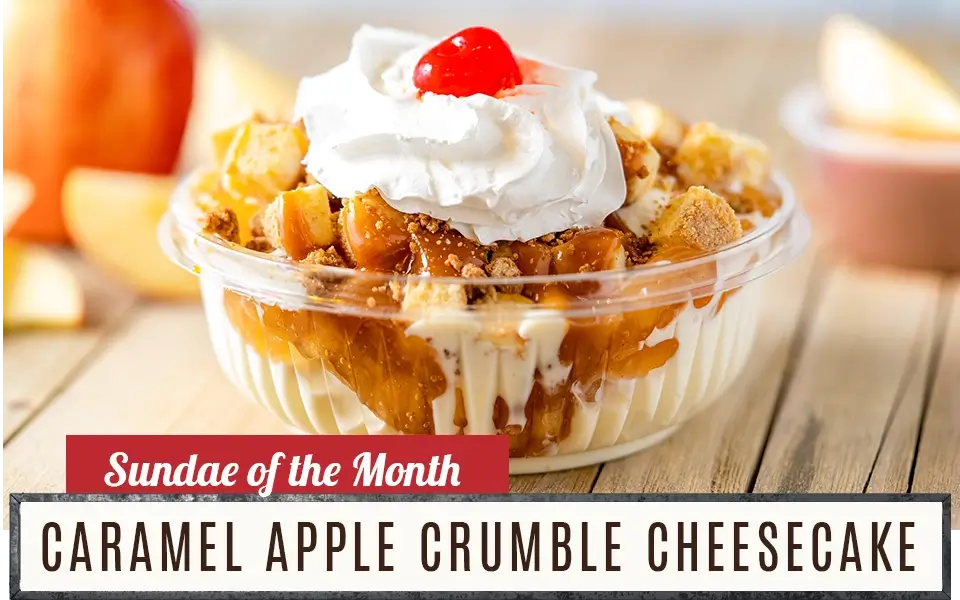 Caramel Apple Crumble Cheesecake