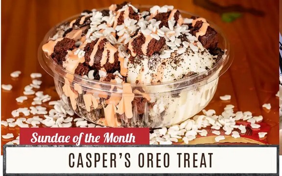 Sundae of the Month - Casper's Oreo Treat